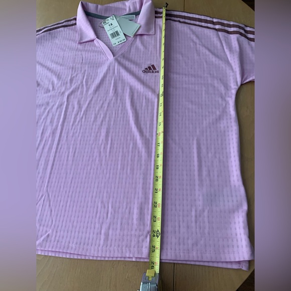 NWT- Adidas Women 3 Stripes Polo Shirt - Picture 8 of 8